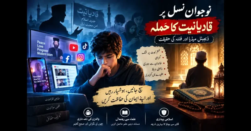 jwano par qadiyaniat ka hamla social media
